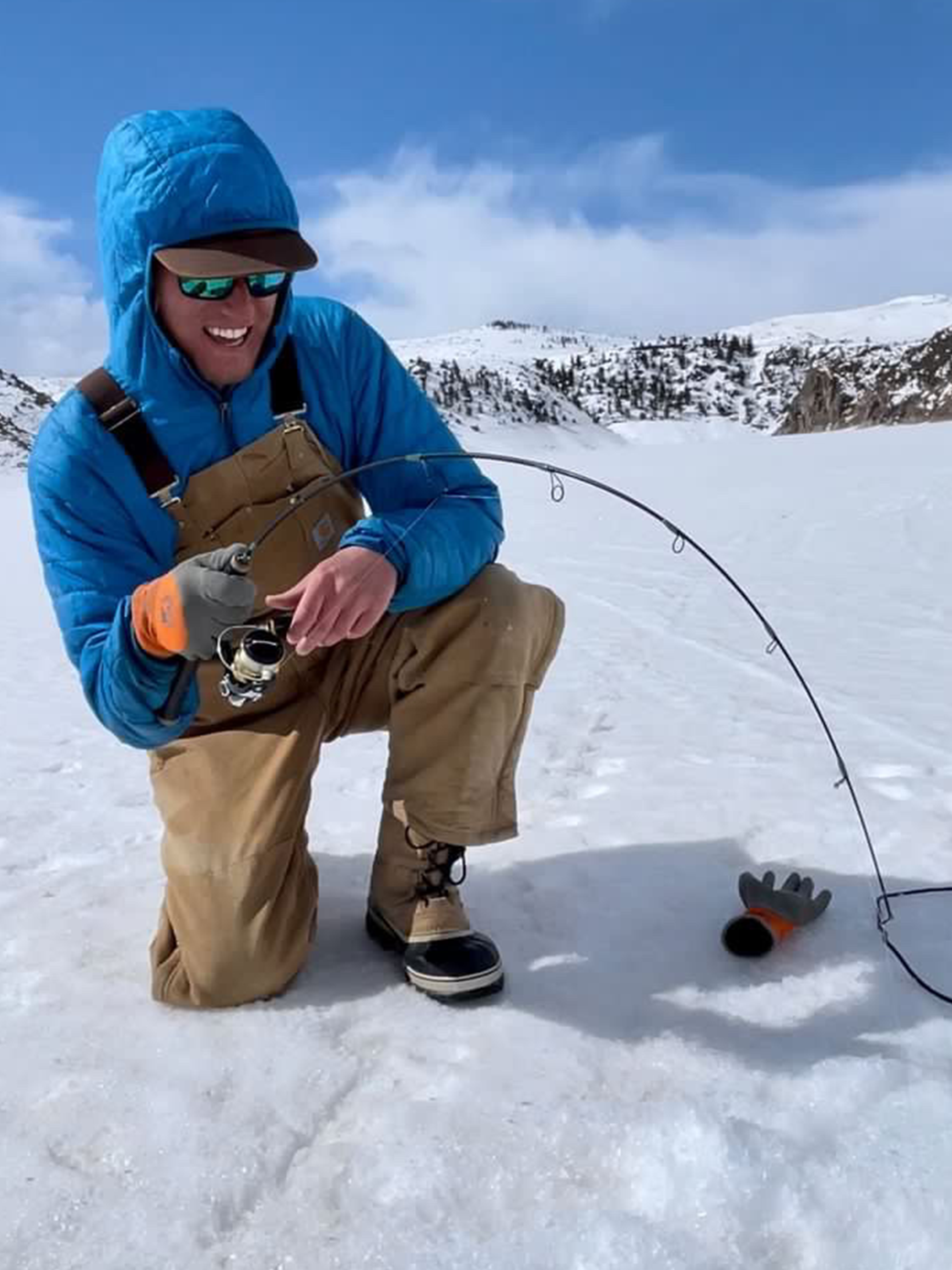 Lake Trout Ice Fishing Rod | Aurora Fishing Gear